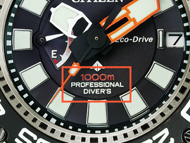 Citizen Professional diver watch - Dial