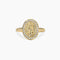 Anello Mabina 523518 Argento 925 Dorato Madonnina Donna