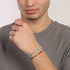 Bracciale Mabina 534146 Argento 925 Occhio di Tigre IBIZA Uomo