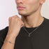 Collana Mabina 553872 Argento 925 Ancora Zirconi Uomo