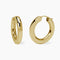 Orecchini Mabina 563929 Argento 925 Oro 18K Cerchio Chunky LIKE YOU Donna