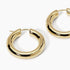 Orecchini Mabina 563929 Argento 925 Oro 18K Cerchio Chunky LIKE YOU Donna