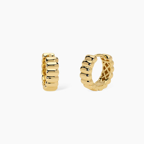 Orecchini Mabina 563969 Argento 925 Dorato Cerchio Donna