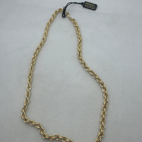 Collana oro 18k 3 colori Torchon 46 cm 8,00 gr