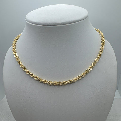 Collana oro 18k 3 colori Torchon 46 cm 8,00 gr