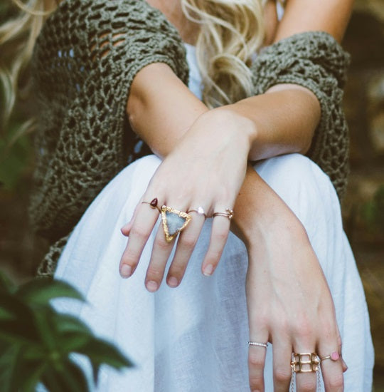 collezione anelli  donna oro 19k gioiellitosti.it