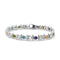 Bracciale Tennis Argento 925 Zirconi Maschere Michele Affidato BR-AP-000372
