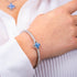 Bracciale Boccadamo XB1048A Bronzo Rodiato Acquamarina