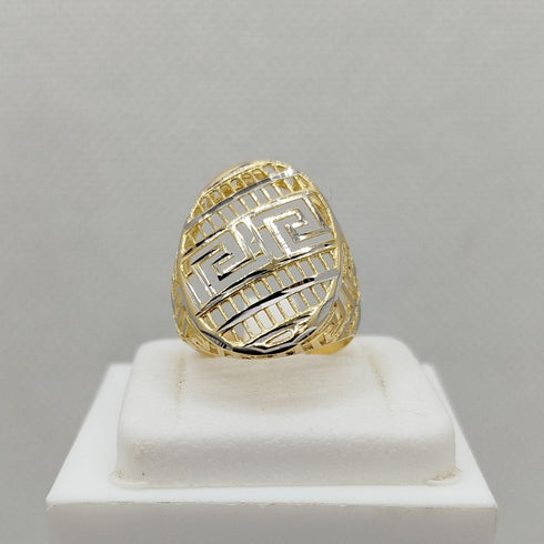 Anello a fascia oro bianco e giallo 3.30 gr | Gioiellitosti.it