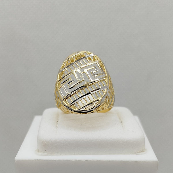 Anello a fascia oro bianco e giallo 3.30 gr | Gioiellitosti.it