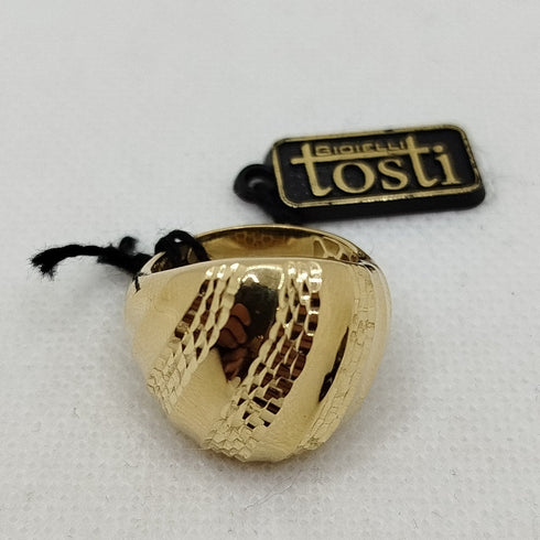 Anello a fascia oro giallo 18k 5.60 gr | Gioiellitosti.it