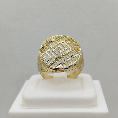 Anello a fascia oro giallo e bianco 4.30 gr | Gioiellitosti.it