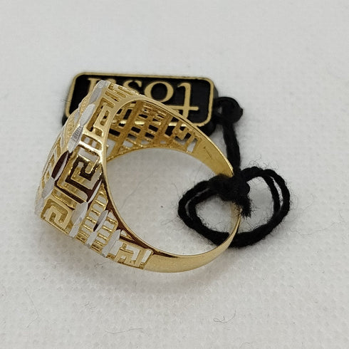 Anello a fascia oro giallo e bianco 4.30 gr | Gioiellitosti.it