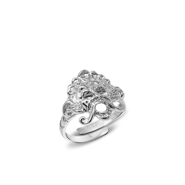 Anello Argento 925 Maschera Apotropaica Michele Affidato AN-AP-000026 | Gioielli Tosti