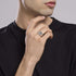 Anello argento uomo Mabina 523446 Satinato | Gioiellitosti.it