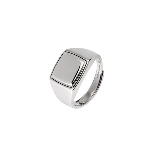 Anello argento uomo Mabina 523447 quadrato | Gioiellitosti.it