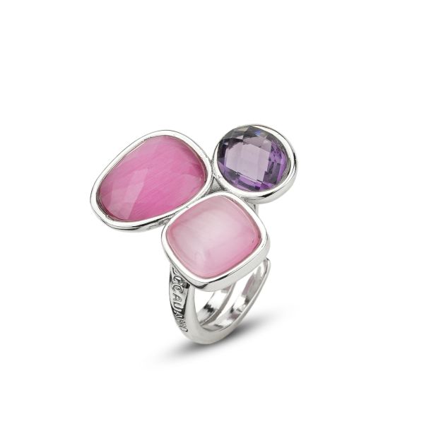 Anello Boccadamo XAN219D Bronzo e Cristalli | Gioiellitosti.it