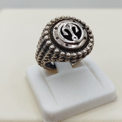 Anello da uomo argento 925 brunito Vitiello Jewelry | Gioiellitosti.it