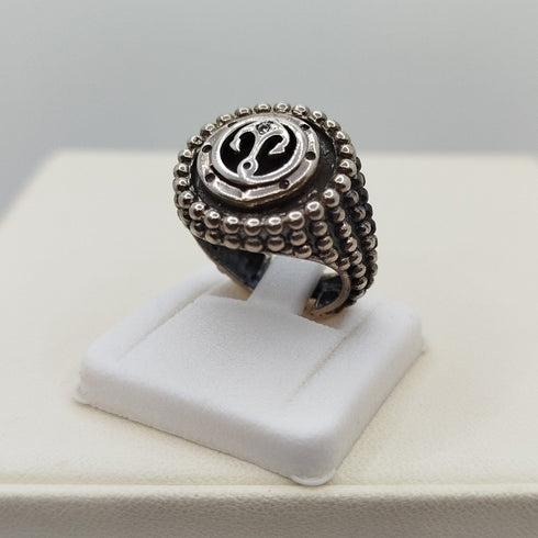 Anello da uomo argento 925 brunito Vitiello Jewelry | Gioiellitosti.it