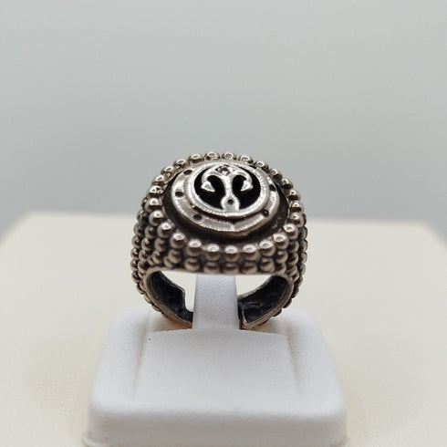 Anello da uomo argento 925 brunito Vitiello Jewelry | Gioiellitosti.it