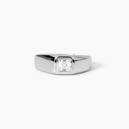 Anello Mabina 523356 Argento 925 Zircone Bianco NEW RETRÒ Uomo | Gioielli Tosti