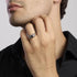 Anello Mabina 523357 Argento 925 Zircone Nero NEW RETRÒ Uomo | Gioielli Tosti