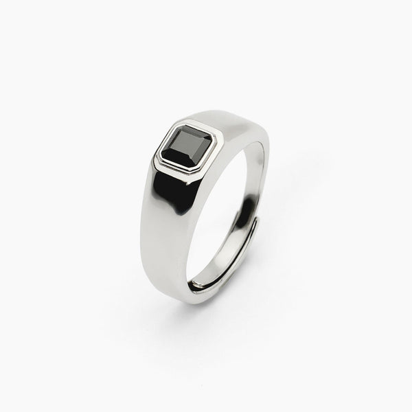 Anello Mabina 523357 Argento 925 Zircone Nero NEW RETRÒ Uomo | Gioielli Tosti