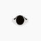 Anello Mabina 523499 Argento 925 Rodiato Onice Ovale KINGSTONE Uomo | Gioielli Tosti