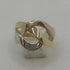 Anello oro 18k donna Fascia intreccio 3 colori oro 5,0 gr | Gioiellitosti.it