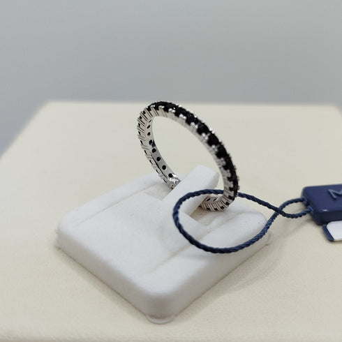 Anello Uomo Fedina Zirconi Neri Mabina 523411 | Gioiellitosti.it