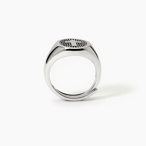 Anello Uomo Mabina 523226 Argento 925 Croce e borchie | Gioiellitosti.it