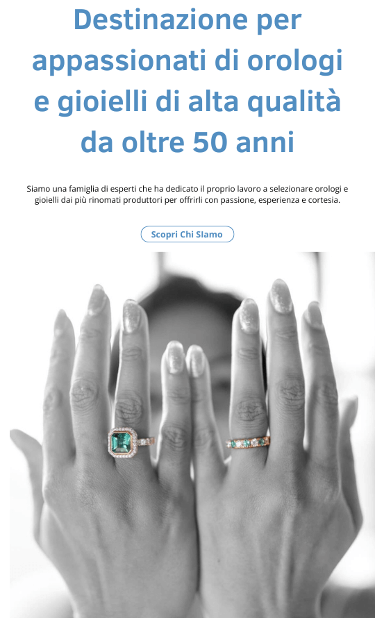 Gioielli tosti negozio storico oltre 50 anni - chi siamo