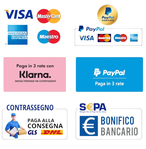 banner mobile Sistemi di pagamento accettati