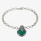 Bracciale Aion argento 925 e pietra verde Magna Grecia MGK4418 | Gioiellitosti.it