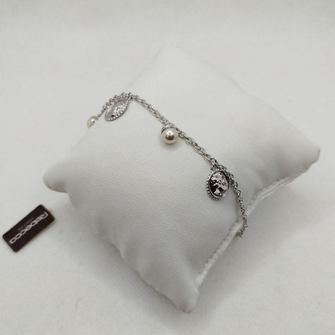 Bracciale Argento catena ciondoli perle Rebecca BMMBBO03 | Gioiellitosti.it