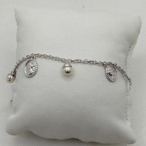 Bracciale Argento catena ciondoli perle Rebecca BMMBBO03 | Gioiellitosti.it