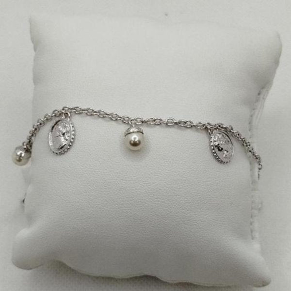 Bracciale Argento catena ciondoli perle Rebecca BMMBBO03 | Gioiellitosti.it