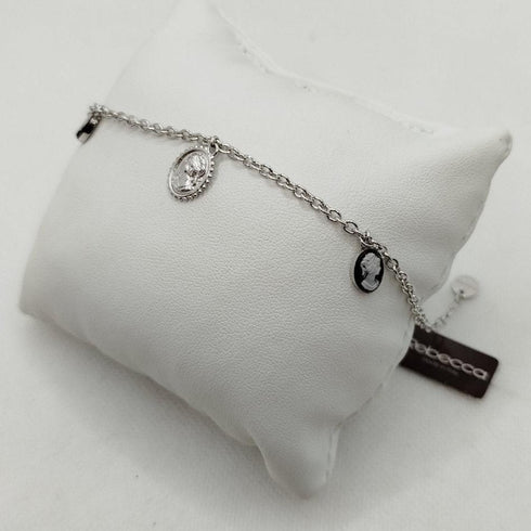 Bracciale Argento catena ciondolo Rebecca BHDBBL01 | Gioiellitosti.it