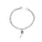 Bracciale argento Charms Cornetto 925 SUALI' BM2686 Amuleto | Gioiellitosti.it