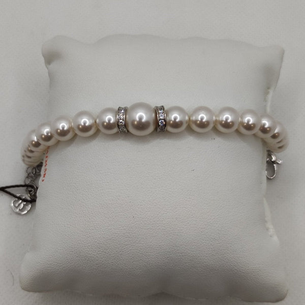 Bracciale argento con perle naturali Boccadamo BR584 | Gioiellitosti.it