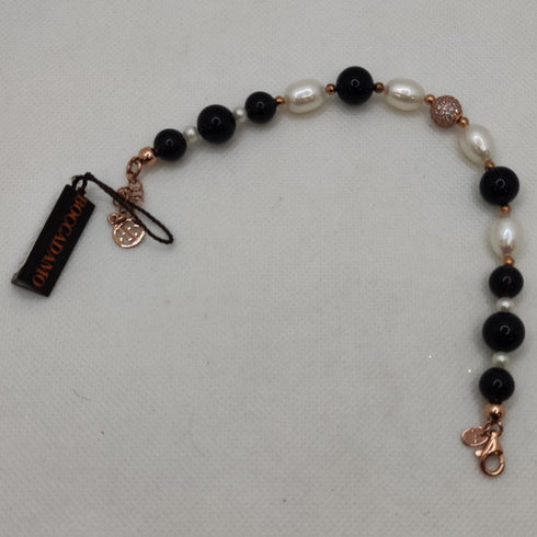Bracciale argento e perle Boccadamo BR535RS | Gioiellitosti.it