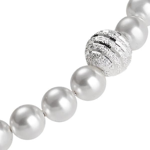 Bracciale Boccadamo BR476 Perle con centrale satinato | Gioiellitosti.it