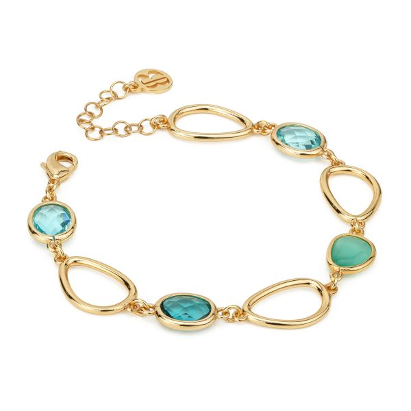 Bracciale Boccadamo XB1044D Placcato Oro con Cristalli | Gioiellitosti.it