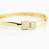 Bracciale Boccadamo XB1047D Rigido Placcato Oro Zirconi | Gioiellitosti.it