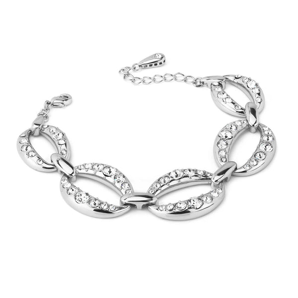 Bracciale Boccadamo XB1052 Bronzo Rodiato con Cristalli | Gioielli Tosti