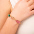 Bracciale Boccadamo XB1062D Dorato con Cristalli Colorati | Gioielli Tosti