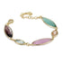 Bracciale Boccadamo XB1062D Dorato con Cristalli Colorati | Gioielli Tosti