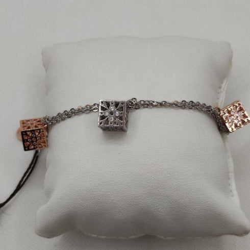 Bracciale catena bronzo con ciondoli Boccadamo XBR404 | Gioiellitosti.it