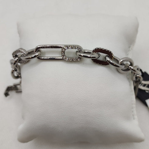 Bracciale Liu Jo LJ1285 catena in acciaio con cristalli | Gioiellitosti.it