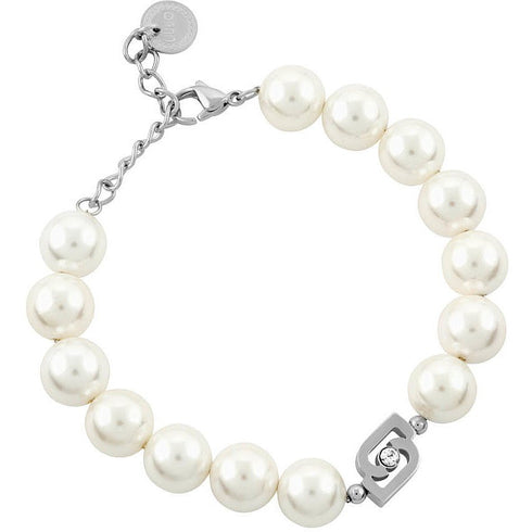 Bracciale Liu Jo LJ1665 Perle con ciondolo logo | Gioiellitosti.it